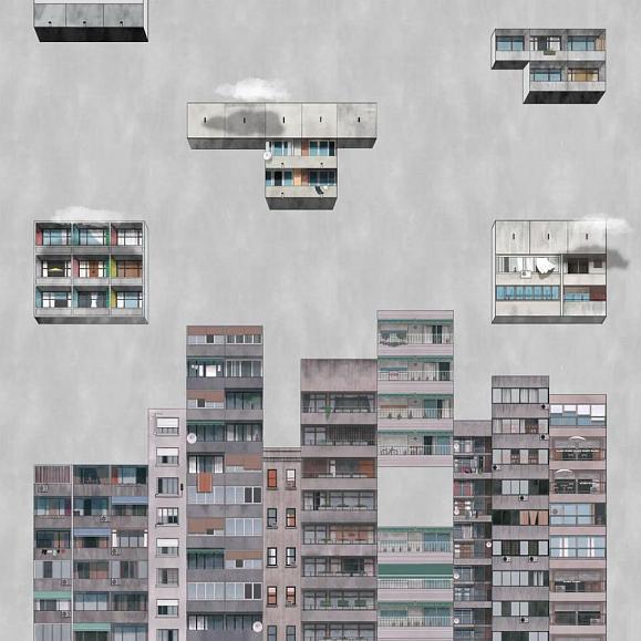 Панно Coordonne 9000042N Tetris Rainy