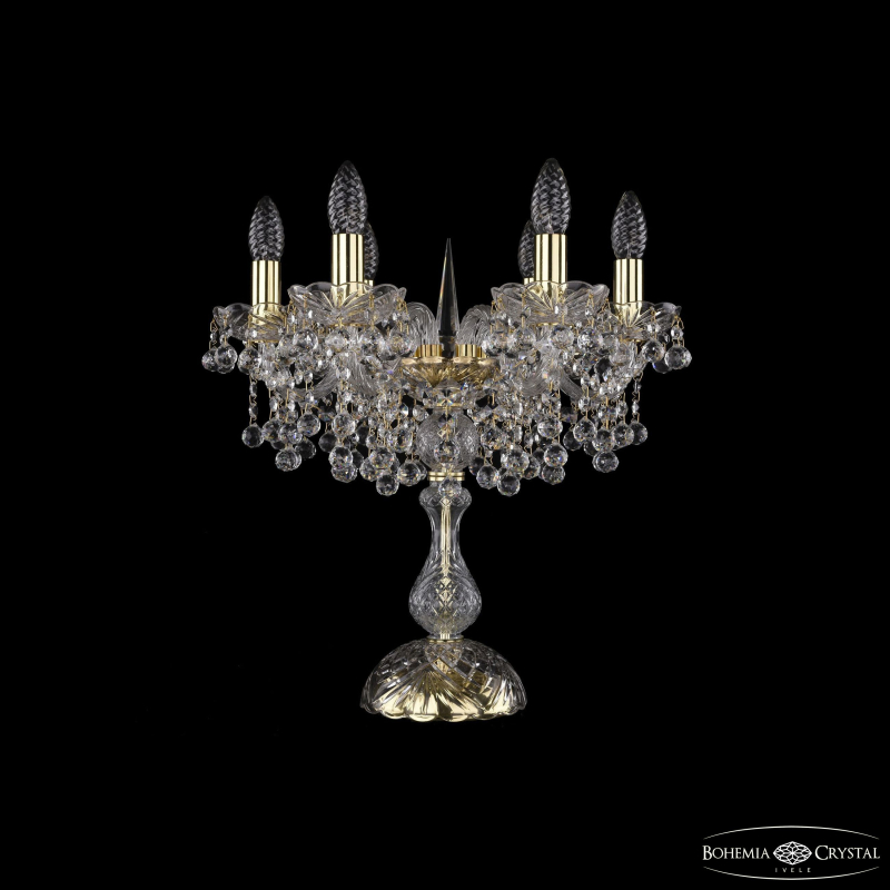 Настольная лампа Bohemia Ivele Crystal 1409L/6/141-47 G