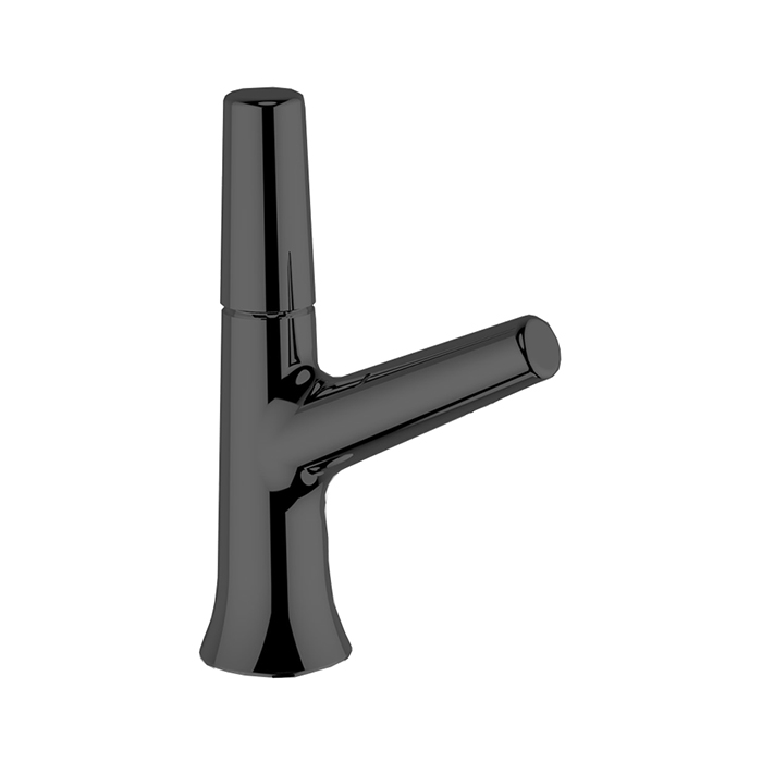 Cisal Vita Смеситель для раковины, на 1 отв, с донным клапаном, цвет: Black Titanium