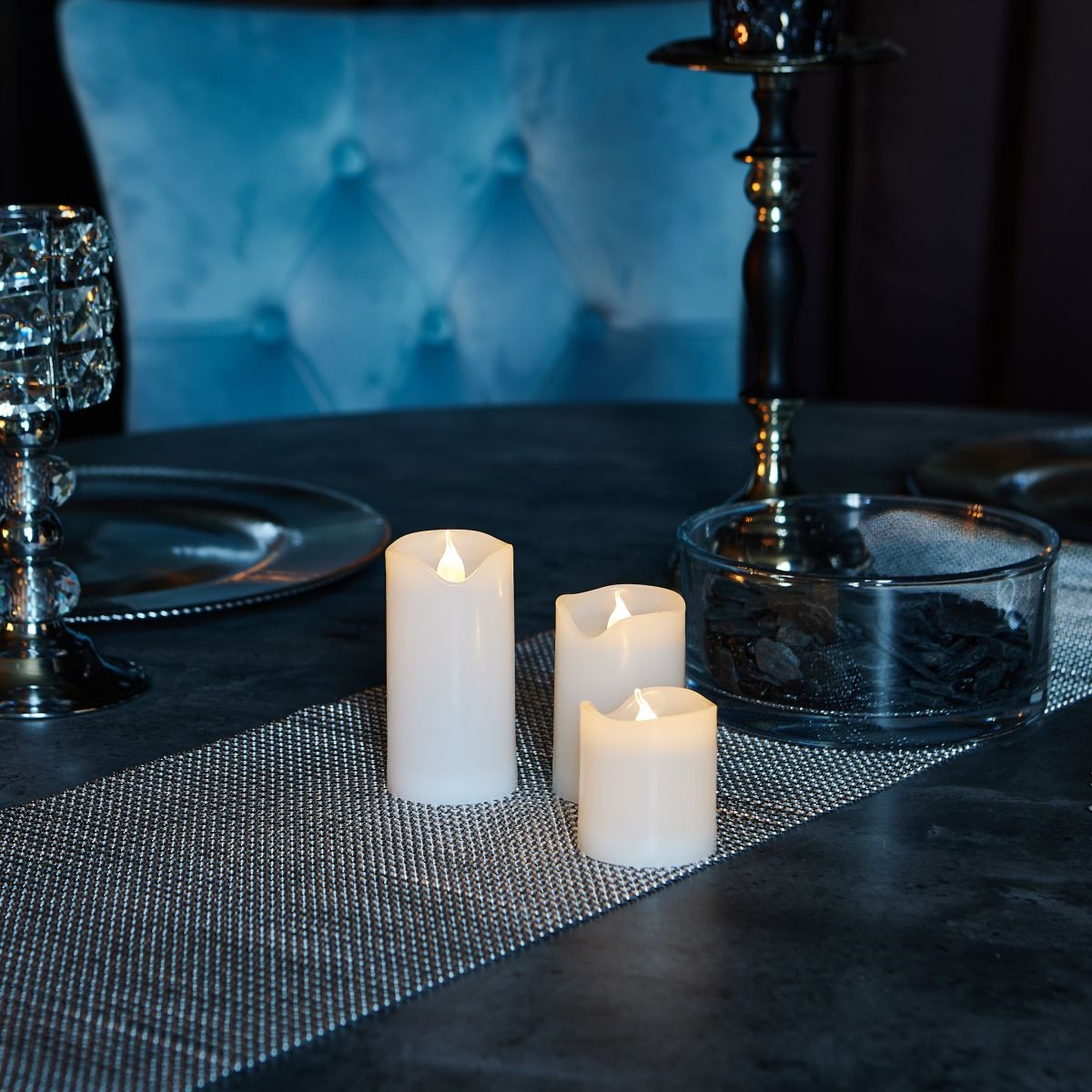 Набор свечей светодиодных Uniel ULD-F060 WARM WHITE CANDLE SET3 UL-00008593