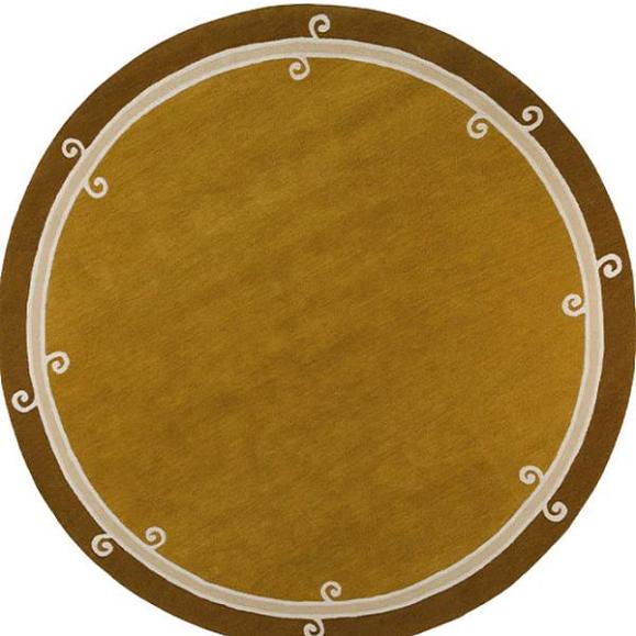 Ковер Toulemonde Bochart Syracuse round Tabac (D230) коллекции 2025