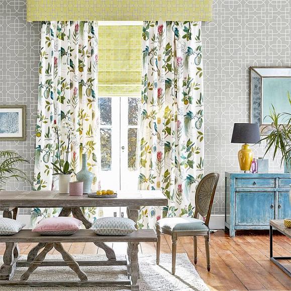 Обои Sanderson 216661 Hampton Trellis Grey