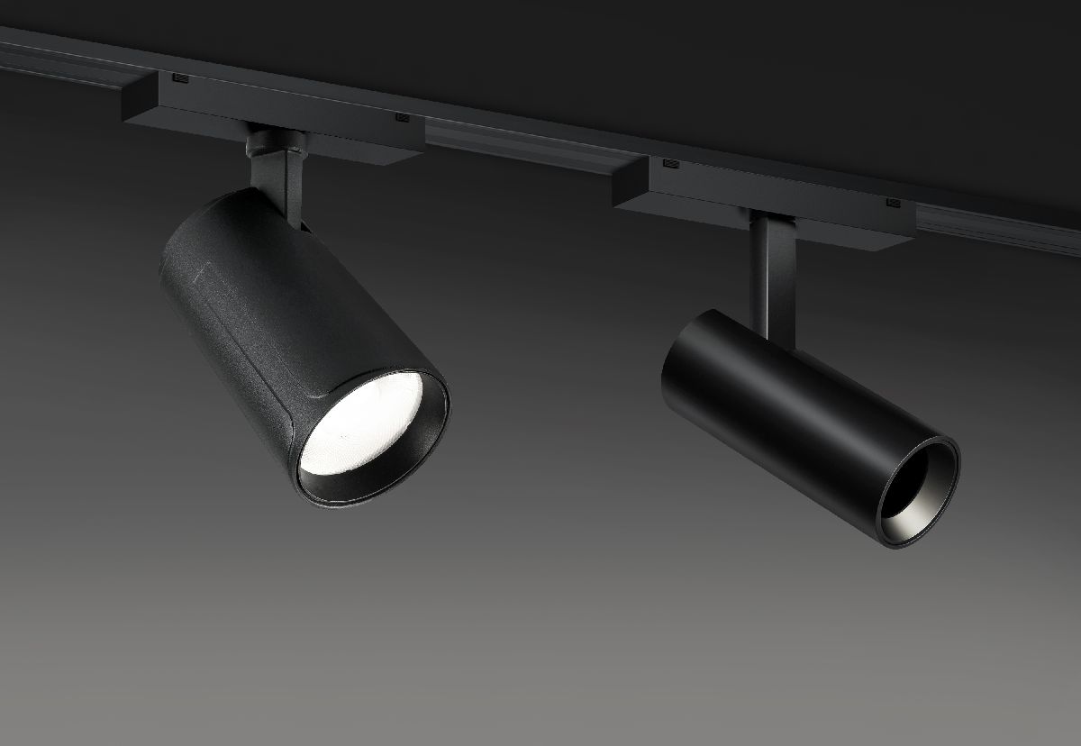 Трековый магнитный светильник iLedex Vision 4825-048-D60-10W-36DG-3000K-BK