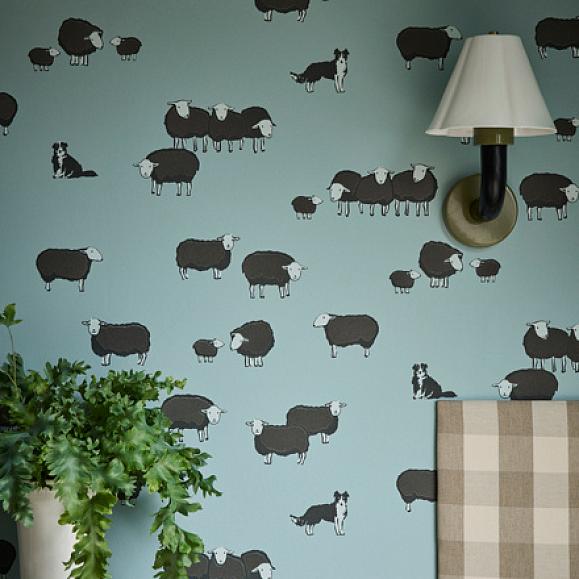 Обои Little Greene 0231NICELES Celestial Blue
