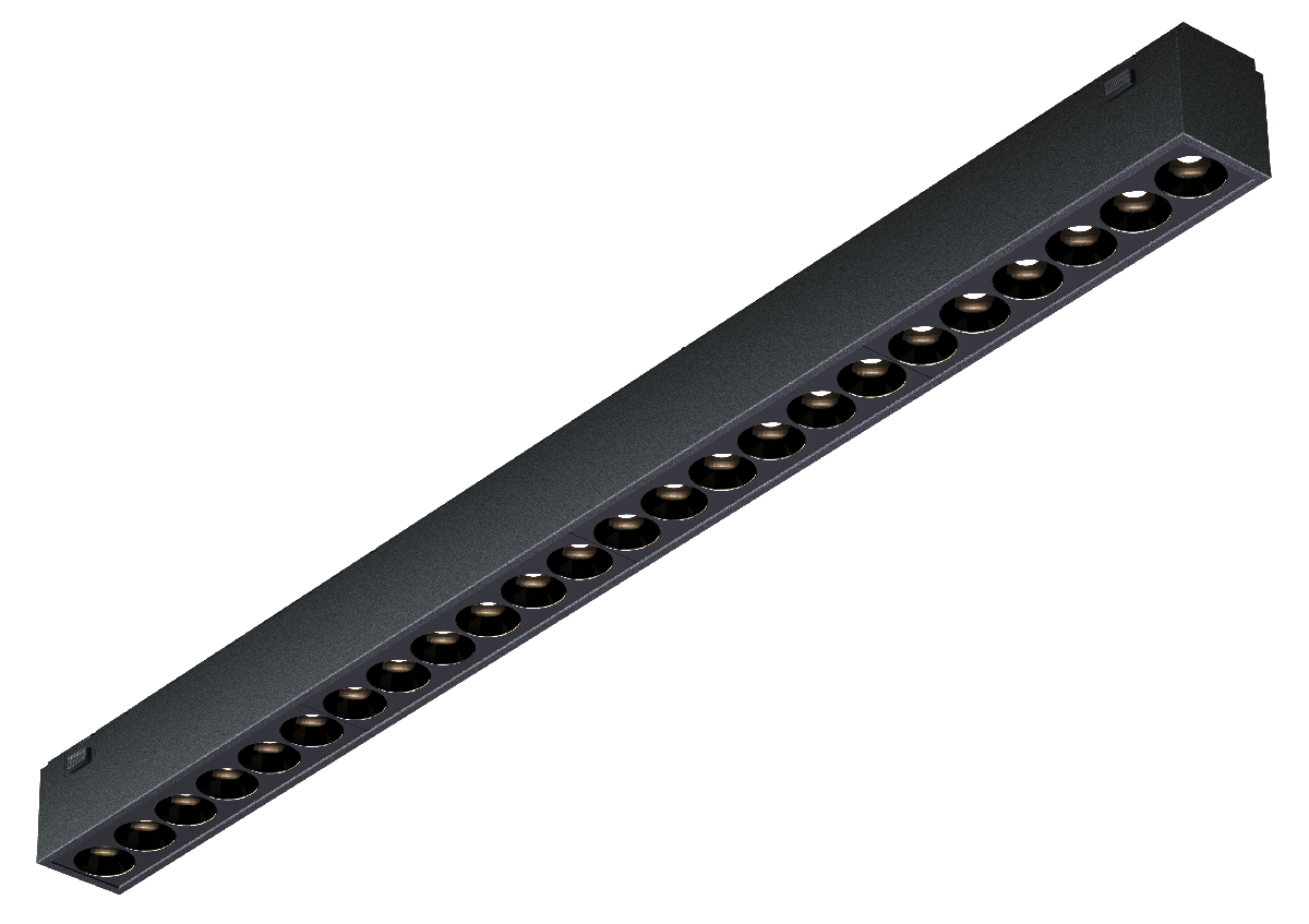 Трековый магнитный светильник iLedex Vision 4825-039-L389-24W-36DG-4000K-BK