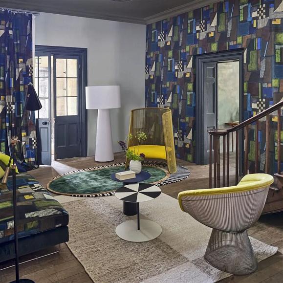 Панно Designers Guild PDG1203/02 Raku Patchwork Chocolate