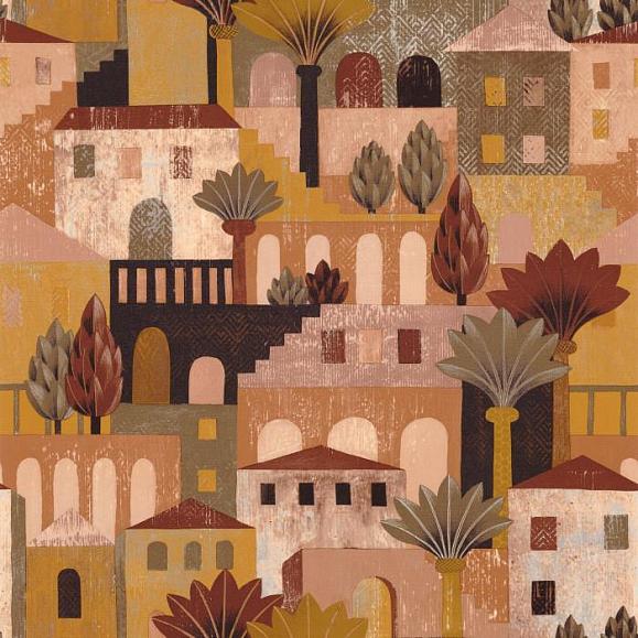 Обои Casamance 75541834 Monterosso Terre de sienne