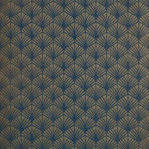 Обои Casamance 76651630 Nereides Bleu roi/doré