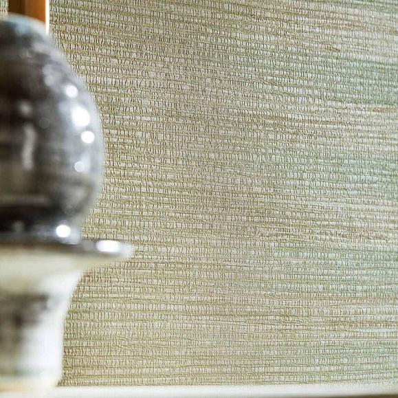 Обои Zoffany 313008 Kensington Grassсloth Evergreen