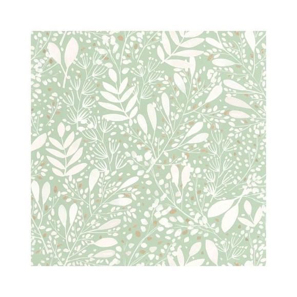 Обои Caselio 101697073 Green Life Joy Vert d'eau or