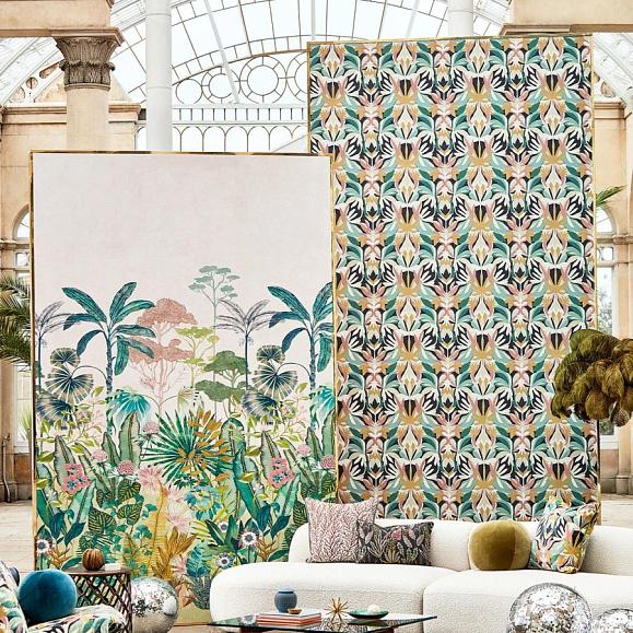 Обои Harlequin 112760 Melora Positano/Succulent/ Gold