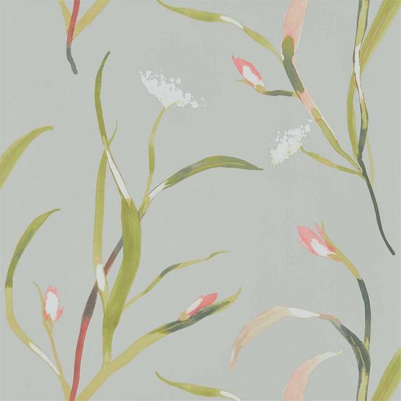Обои Harlequin 111756 Saona Coral/Silver