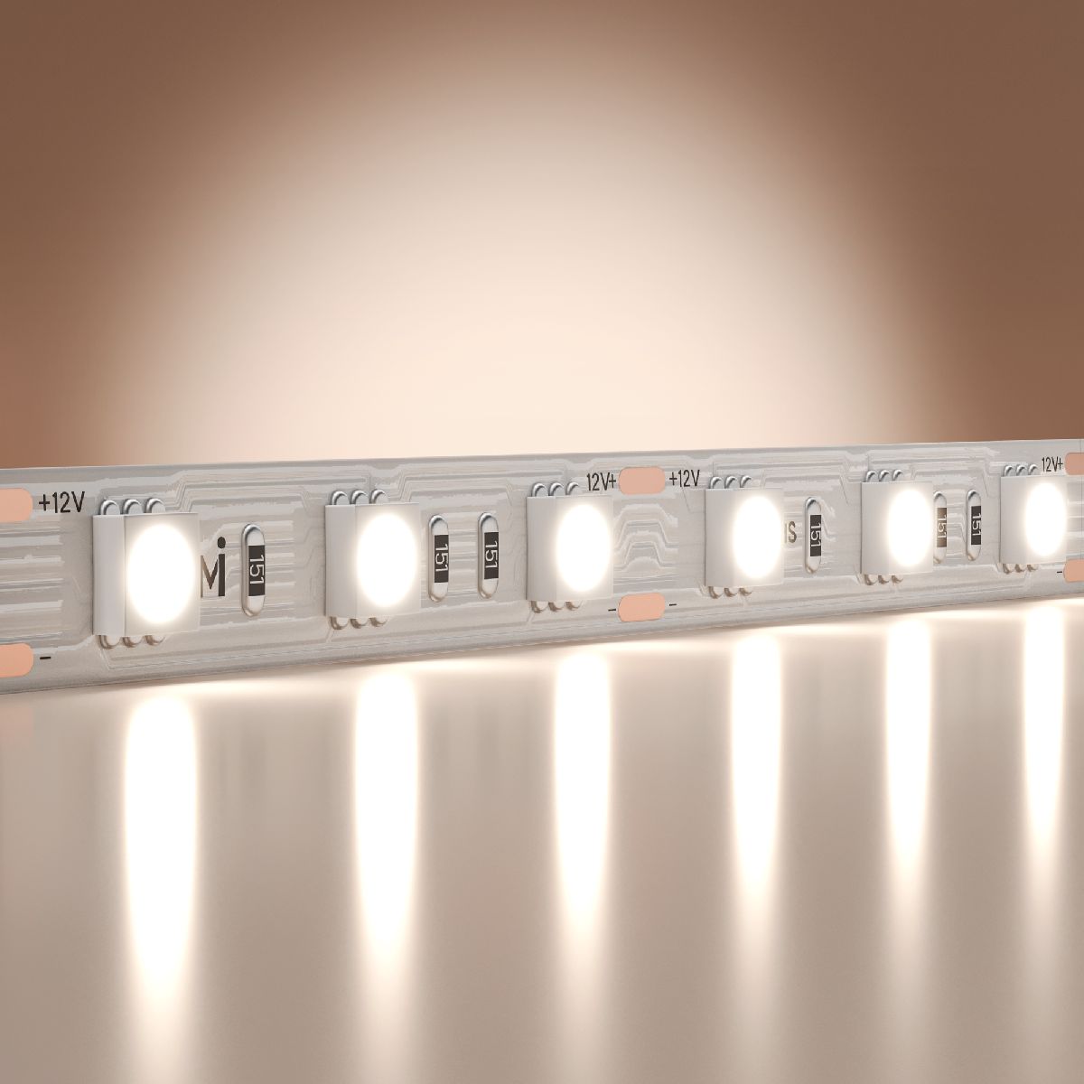 Светодиодная лента Maytoni Base 12В 5050 14,4Вт/м 6000K 5м IP20 201185