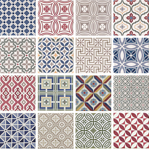 EQUIPE COUNTRY Patchwork (16 плиток с разным паттерном)