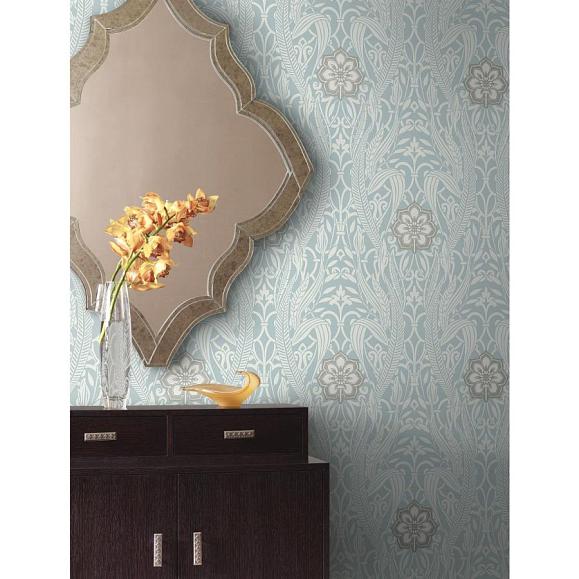 Обои York DM4991 Gatsby Damask Sky