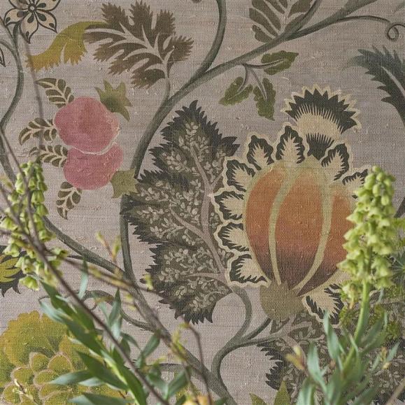 Панно Designers Guild PDG1187/01 Brocart Decoratif Grasscloth Sepia