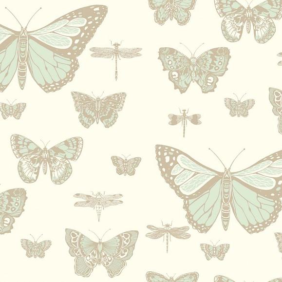 Обои Cole & Son 103/15065 Butterflies & Dragonflies