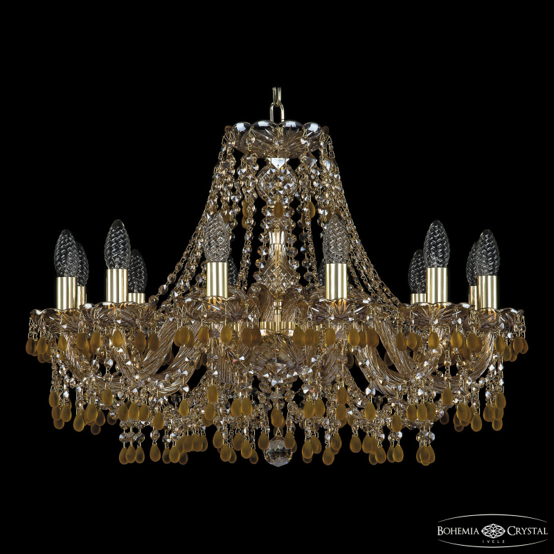Подвесная люстра Bohemia Ivele Crystal 1410/12/240 G V1003 M721