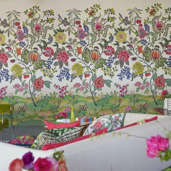 Панно Designers Guild PDG1169/01 Brocart Decoratif Fuchsia
