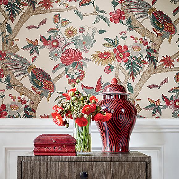 Обои Thibaut T10228 Coromandel Wheat