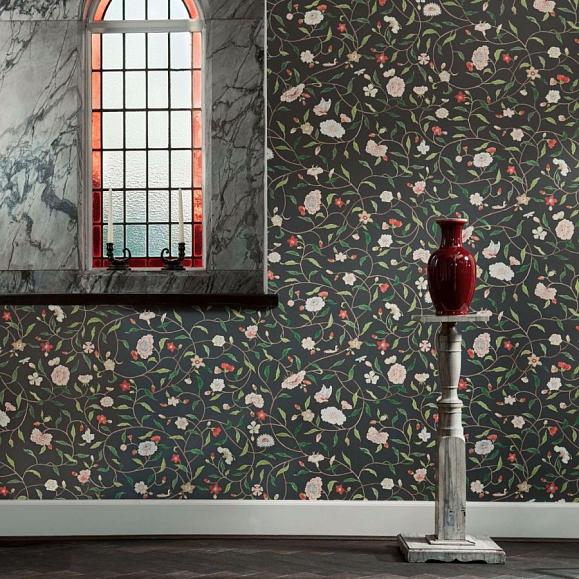 Обои Zoffany 313055 Henrietta’s Trail Vine Black
