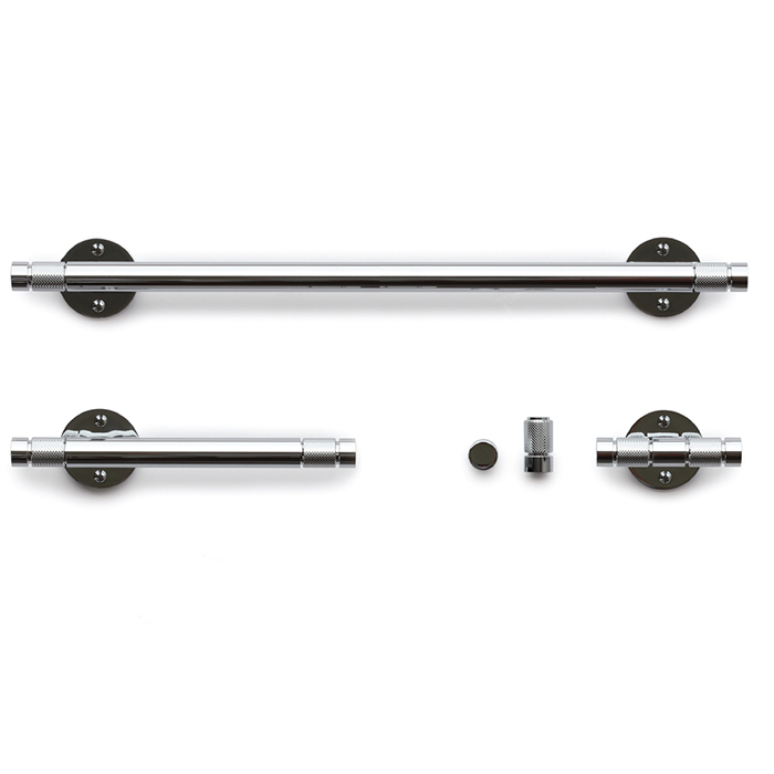 Bertocci Officina 01 Полотенцедержатель 30 см, цвет: хром