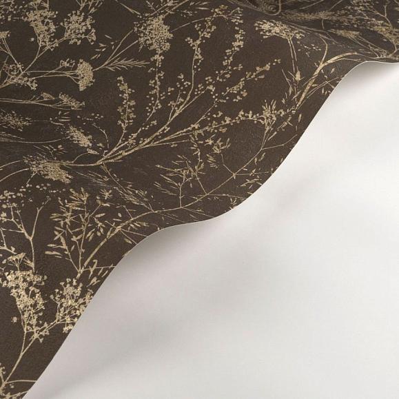 Обои Casadeco 200959607 Prairie Noir fusain / ocre