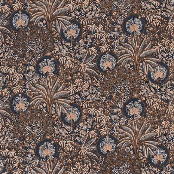 Обои Casamance 75391426 Persee Marine/cuivre