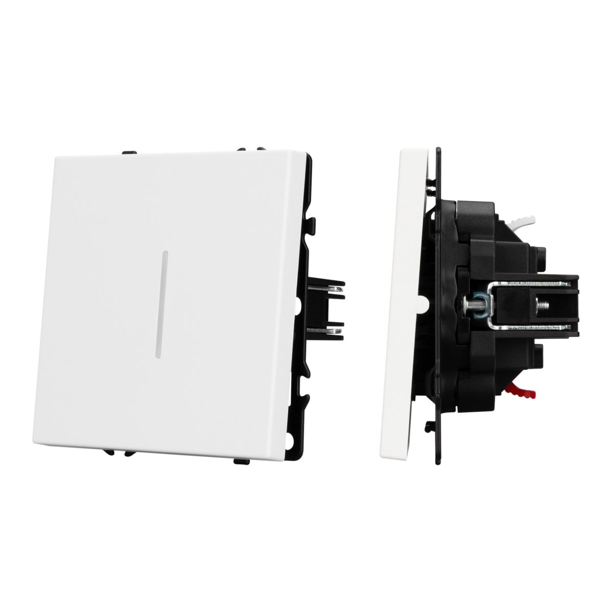 Выключатель 1 кл подсветка софт-тач белый кварц Arlight SWT-MK01-SFPL-L-WH (250V, 10A) 054232(1)