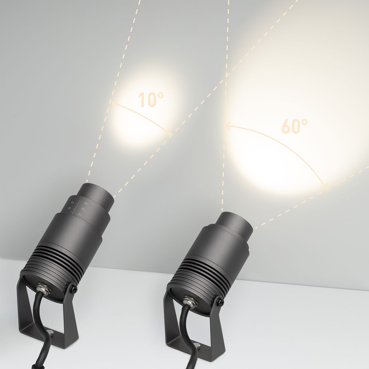 Трековый трехфазный светильник Arlight ALT-RAY-ZOOM-R61-12W Day4000 (DG, 10-60 deg, 230V) (IP67 Металл) 029700(1)