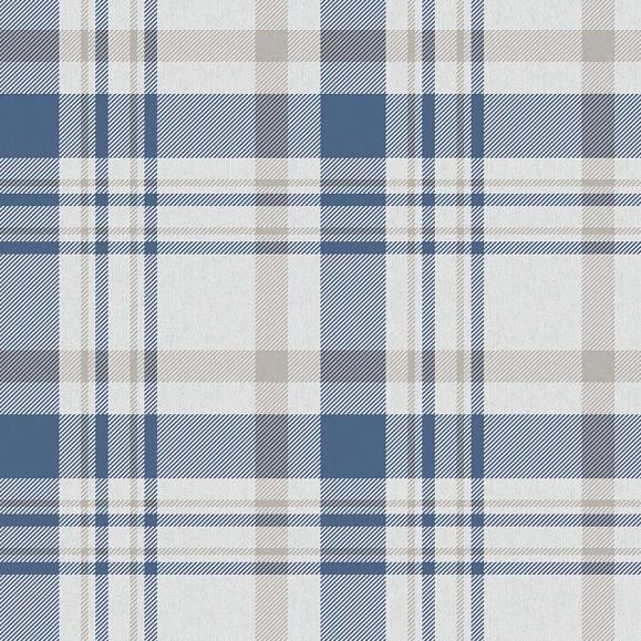 Обои Aura 1906-2 Plaid Blue