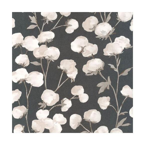 Обои Casadeco 200299515 Cotton Flower Ardoise