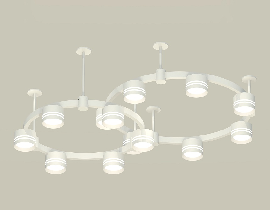 Комплект подвесного светильника Ambrella Light Techno Ring XR92211005 (A9221, A9226, C9236, C9231, N8477)