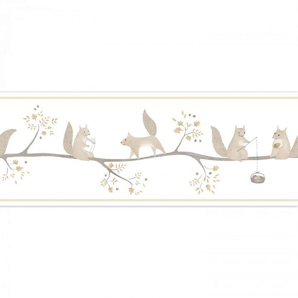 Бордюр Casadeco RONI85621064 Oscar Beige