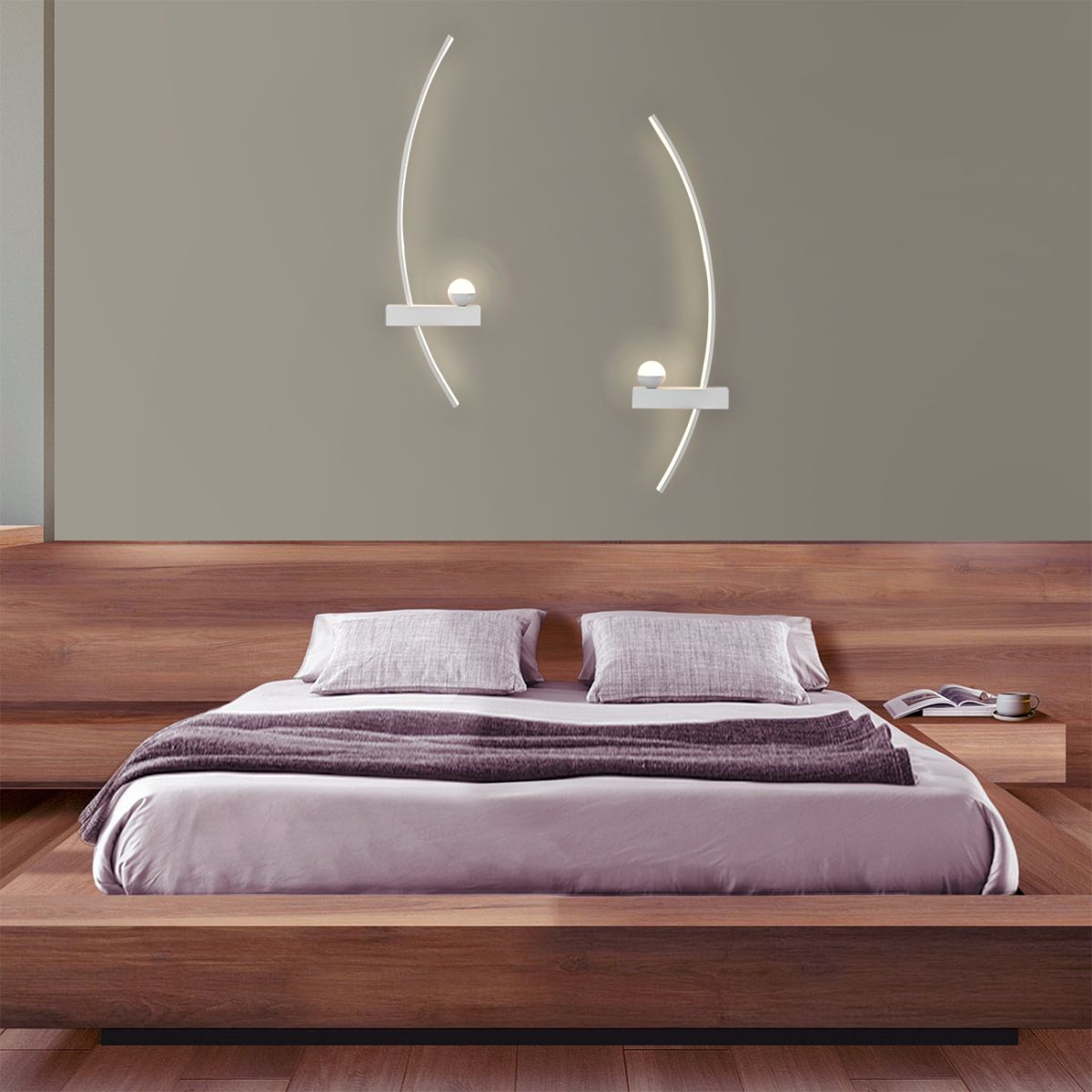 Настенный светильник Escada Ray 10220/2LED White R