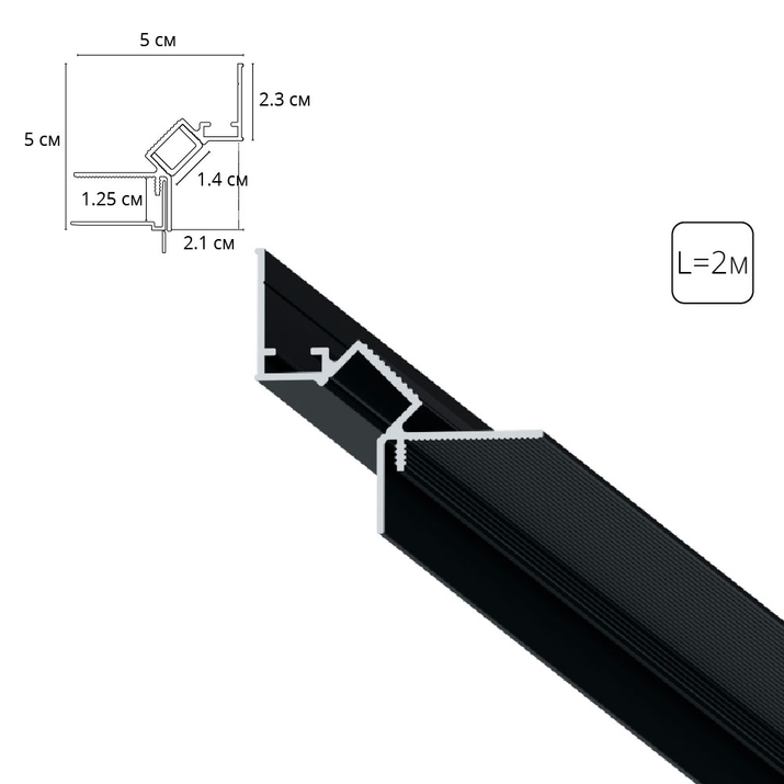 Теневой профиль под ГКЛ потолок Arte Lamp Gap A670206