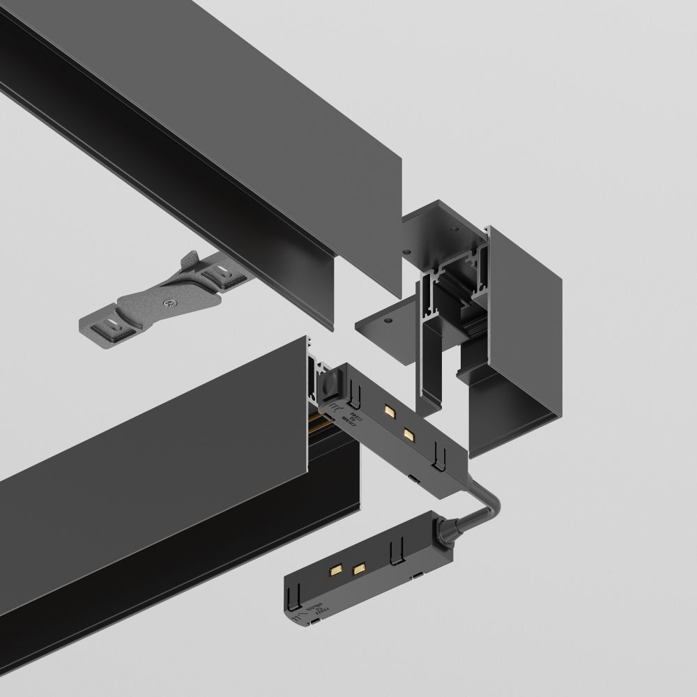 Коннектор для трека Maytoni Technical Accessories for tracks Gravity TRX010CL-21B