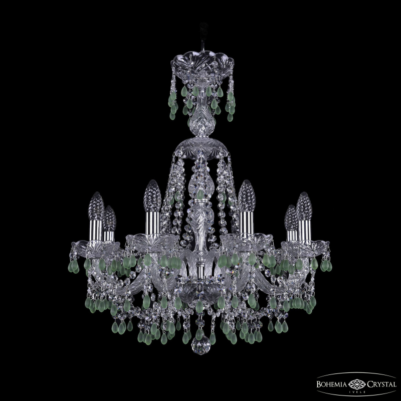 Подвесная люстра Bohemia Ivele Crystal 1410/8/195/XL-66 Ni V5001