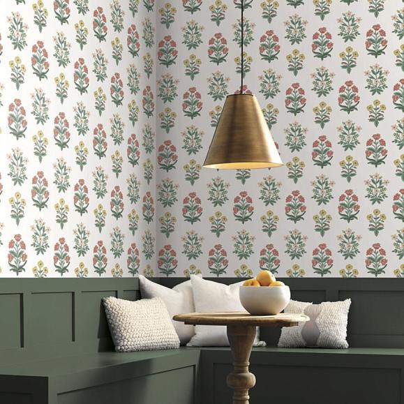 Обои York RP7349 Mughal Rose White