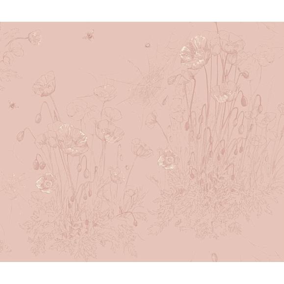 Обои Astratonova ² VI-Flp-04 Field of Poppies Peach04