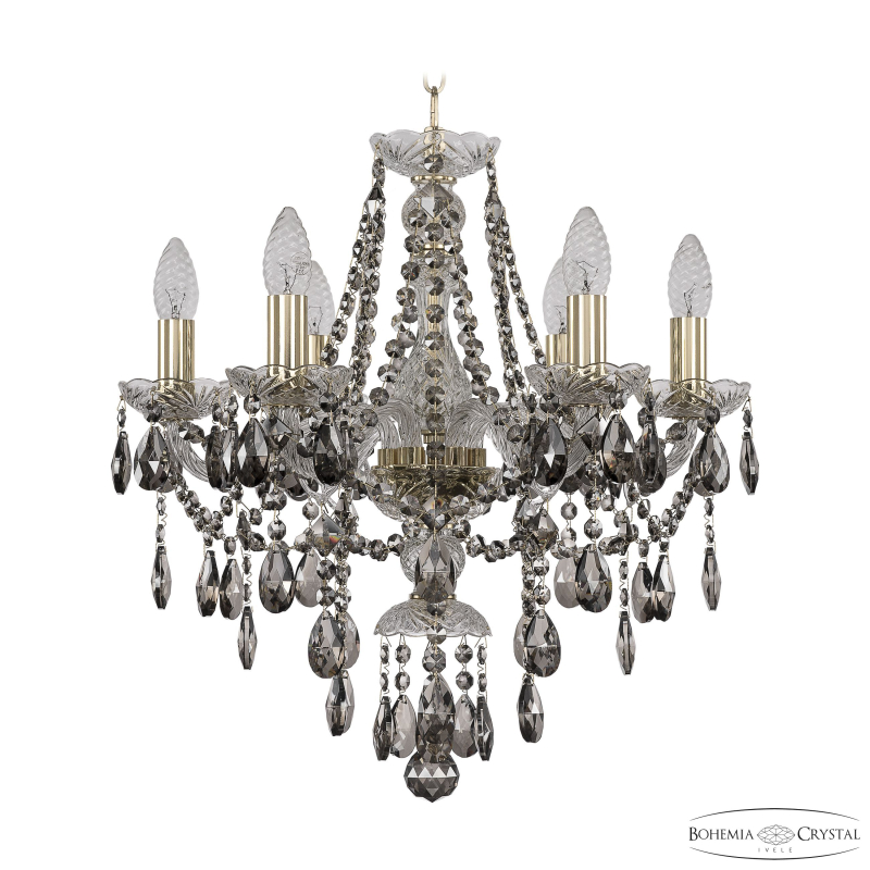 Подвесная люстра Bohemia Ivele Crystal 1415/6/165 G R731