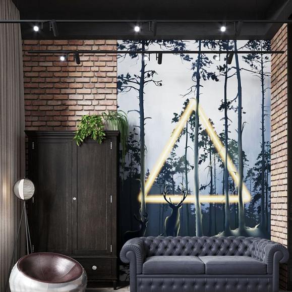 Панно Hygge Wall H10763 Triangle Yellow