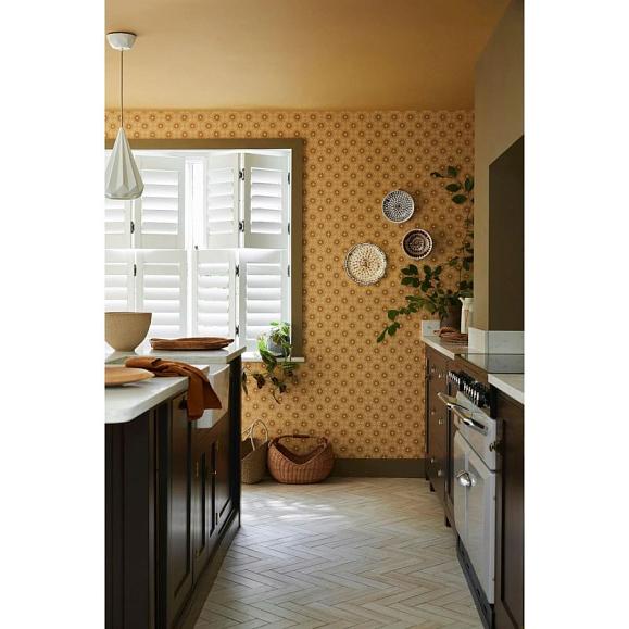 Обои Little Greene 0267DIBOMBO Ditsy Block Bombolone