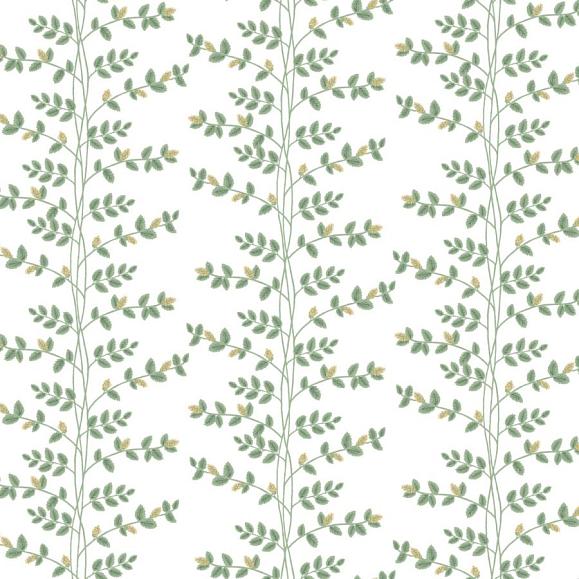 Обои York RF7424 Climbing Vine White & Gold