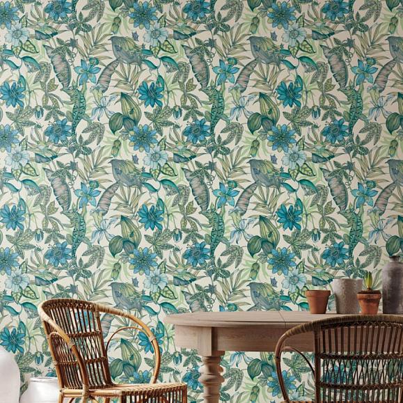 Обои York BL1705 Rainforest Cream/Green Multi
