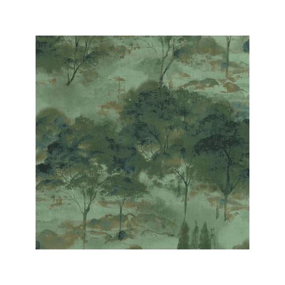 Обои Casadeco 89557958 Sila Vert eucalyptus