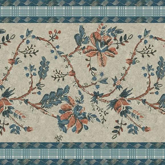 Бордюр John Derian PJD6016/01 Pentimento Wide Border Linen