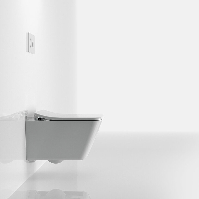 TOTO SP Унитаз подвесной безободковый 38x54x33.5см, с сиденьем, цвет: белый