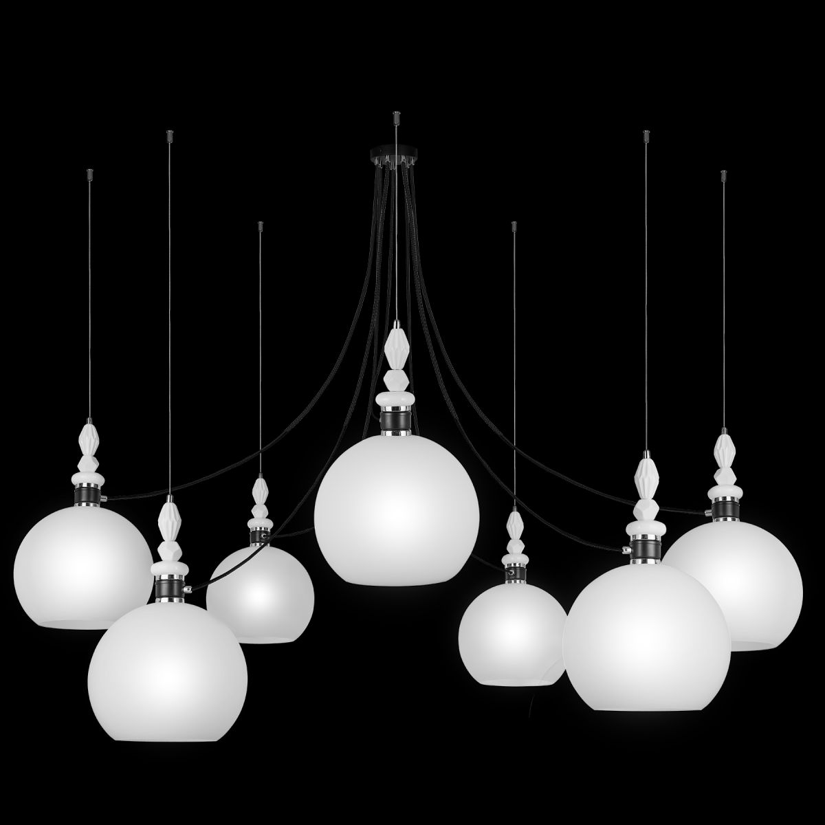 Подвесная люстра 33Lab.studio PND182.07.17CH.003BL-S37WH