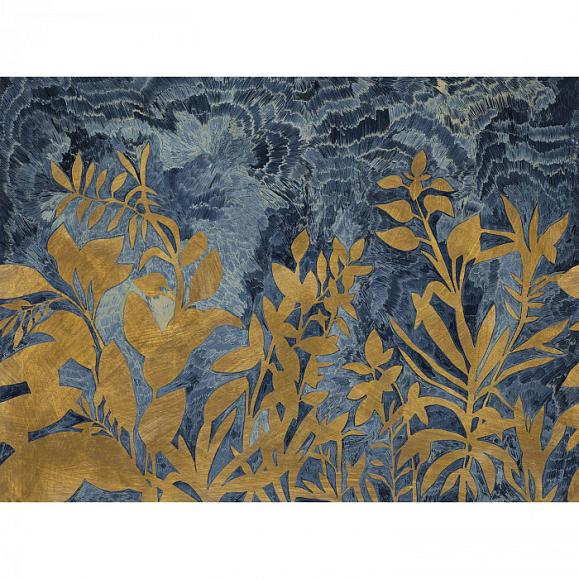 Панно Casamance 75651934 Fleur De Lune Marine/doré